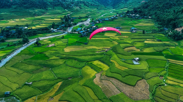Độc đáo ruộng bậc thang Mù Cang Chải